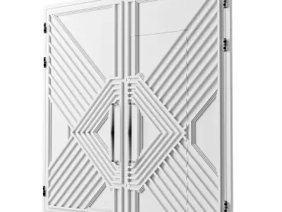 Gate black loft 05 3D model