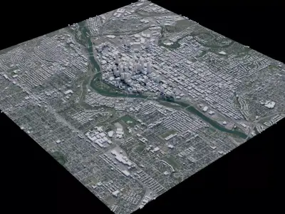 Calgary - Canada 3D model