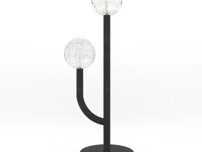 CACTUS TABLE  LAMP Low-poly 3D model