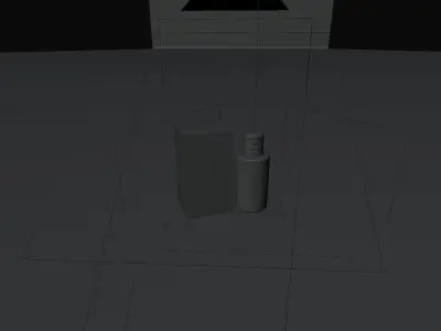 Dior Perfume Pink Bottle Low-poly 3D model