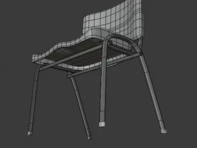 Chair plastic Free 3D model