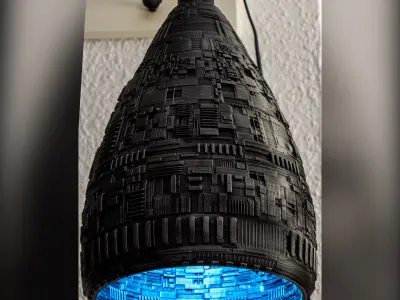 Sci-Fi Lamp Shade 3D print model