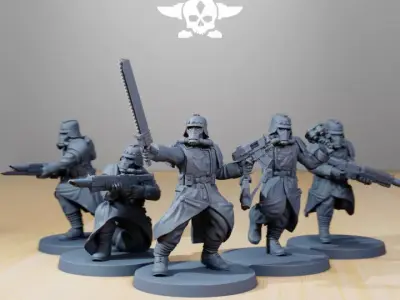 GrimGuard - Trench Runners 3D print model