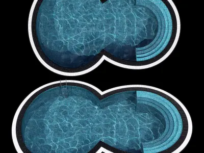 SWIMMING POOL NO75 A 3D model