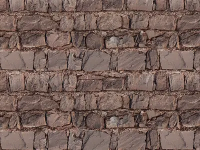 Old Stone Wall PBR  Texture