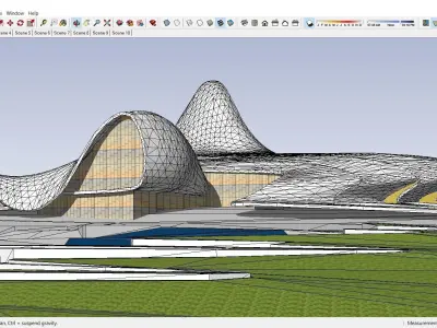 Sketchup Cultral Center 221 3D model