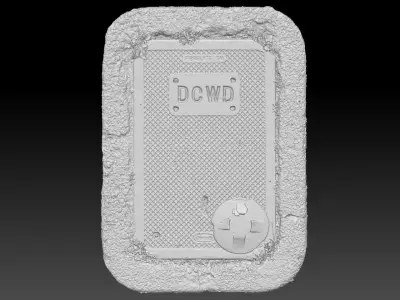 DCWD Utility Cover 3D model