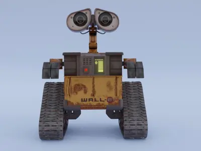 Pixars Wall-E detailed 3d model  3D model