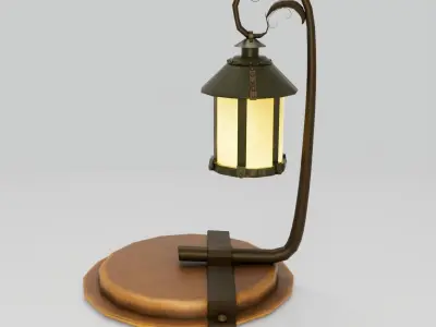 Sambe Lantern Free low-poly 3D model