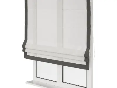 Roman curtain 3D model