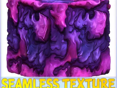  Stylized Lava Seamless Texture Texture purchase