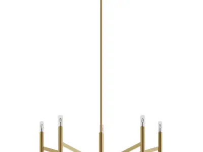 Dawlish 5 Light Chandelier by Greyleigh 3D model