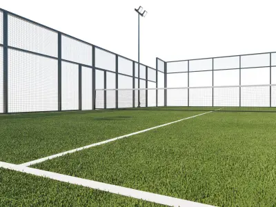 Padel Court 3D model