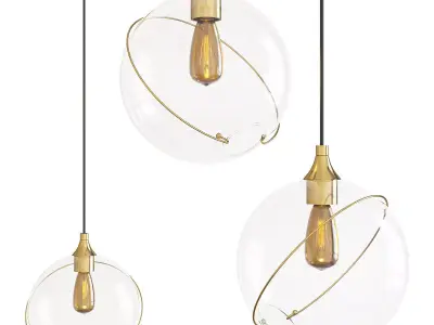 Skye Pendant Ceiling Light Low-poly 3D model