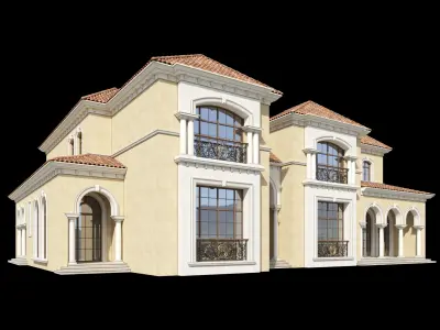 Mediterranean Villa Design 014 3D model