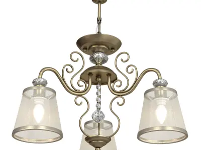 Ceiling chandelier Driana FR2405-PL-03-BZ 3D model