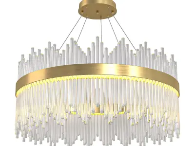 Gold Glass Stick 3D model