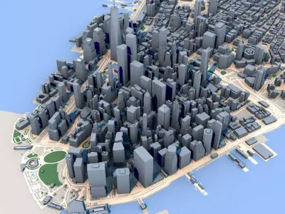 New York City USA 3D model