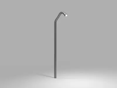 Unique Spot Street Lamp 3D model