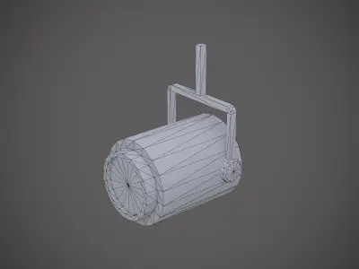 Spotlight and Structure Free low-poly 3D model