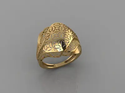 turtorial ring 3D print model