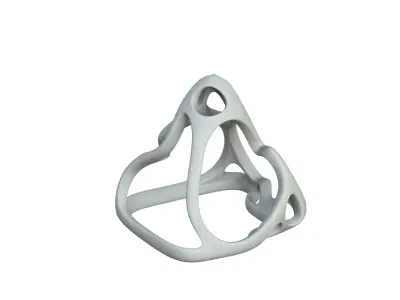 SciFi Cube Object No 59925 Low Poly Shape Low-poly 3D model