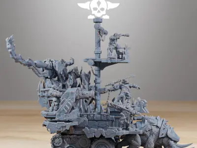 Orkaz Death Mounta  3D print model