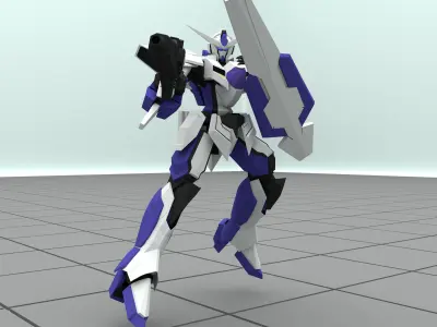 CB-001 1 Gundam 3D model