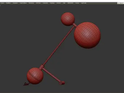 Delight Collection Globe Mobile 2 Low-poly 3D model