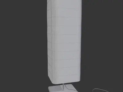 Paper lamp 3D model