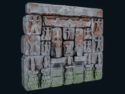 Eflatunpinar Low-poly 3D model