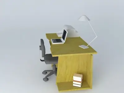 Work Station Free 3D model