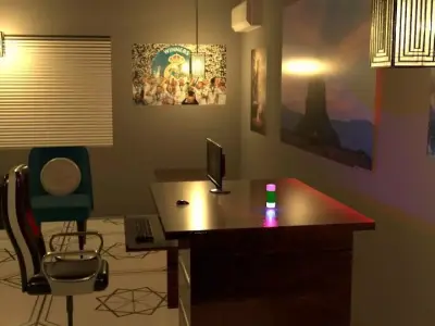 High-Quality 3D Interior Room Design 3D model
