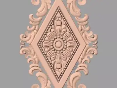 Artcam 3D relief STL models for CNC woodworking E113 3D model