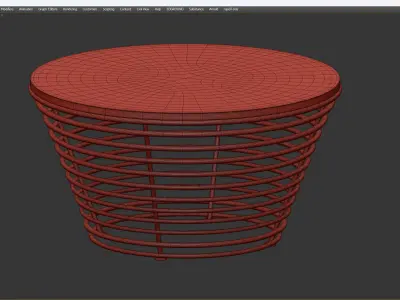 Greg Marize cofe table Low-poly 3D model