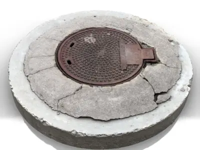Sewer Lid A3 3D model