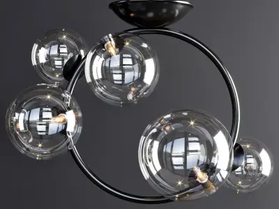 lampatron IONA C pendant light corona S 3D model