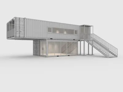 Container House 2 3D model