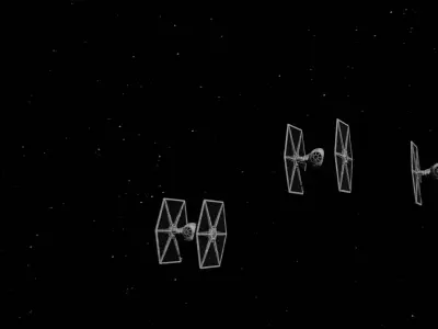 Star Wars Imperial Tie-Fighter 3D model