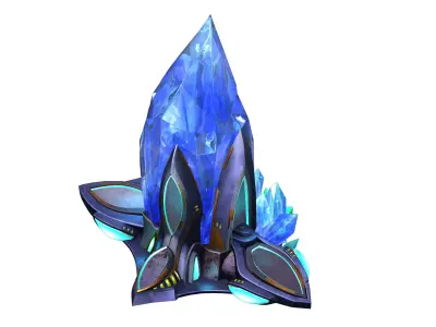 Energy-strong luminescence crystal 3D model