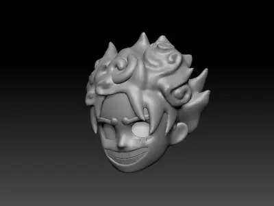 Luffy Gear 5  Mask  High-Quality 3D Model 3D model