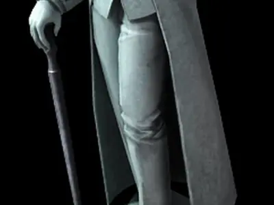 Warriors Area - Sculpture 04 3D model