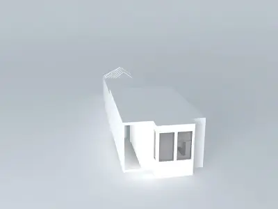 Victorian London Terrace House - small bedroom 3D model