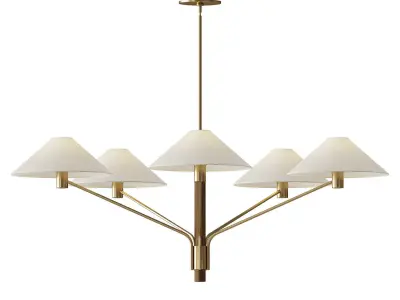 West Elm Devon Chandelier 3D model