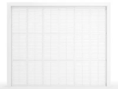 Interior folding shutter door  3D model