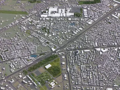 Gurugram Low-poly 3D model