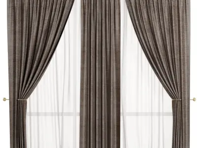 Curtain 3D model