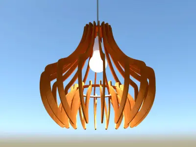 Chandelier lamp 3D model 3D model