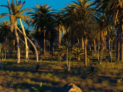 Tropical Forest 3D model