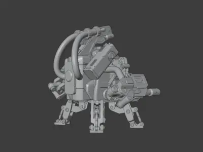 JHK Futuristic Robot 101 3D model